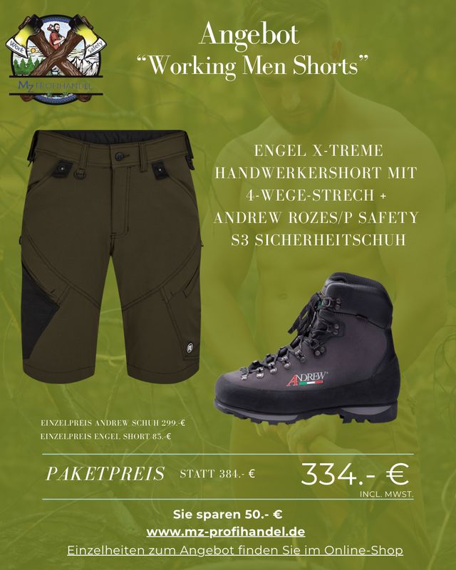 Bundle - Arbeitsshort und Sicherheitsschuhe Bundle - Arbeitsshort und Sicherheitsschuhe