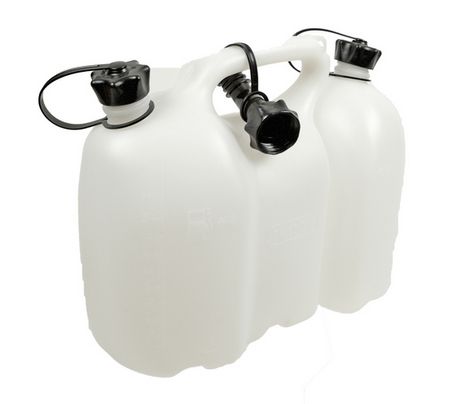 Doppelkanister weiß 6 + 3 Liter Doppelkanister weiß 6 + 3 Liter
