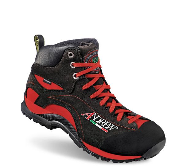 ANDREW Sicherheitsschuh EOLO Safety S3 Schwarz/Rot