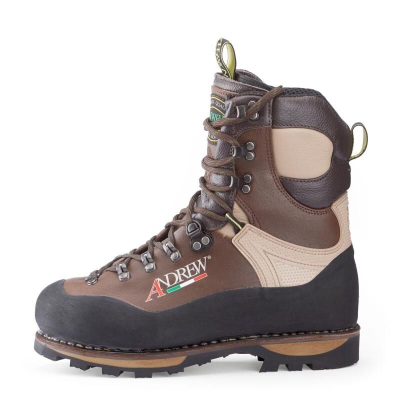 ANDREW Schnittschutzstiefel Bionico Wood Welt mit Vibramsohle