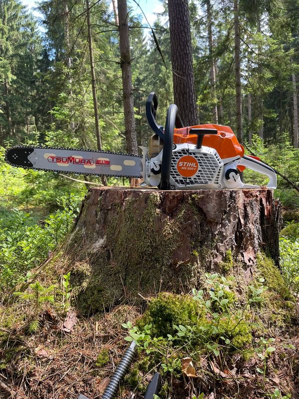 STIHL Motorsäge MS 300 C-M mit 40 cm Stihl Schwert + Tsumura Light Schwert Länge wählbar 40/45/50 cm + Kette