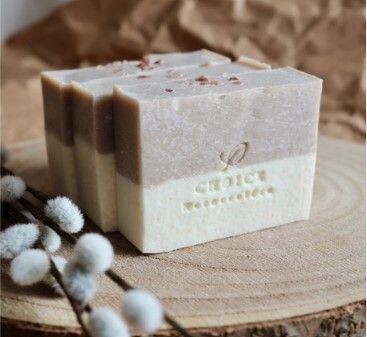 Natuurlijke zeep met Himalayazout "Lavender & Lemon", vegan, palmolievrij