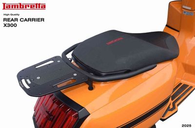 LAMBRETTA X300 HEAVY DUTY REAR RACK
