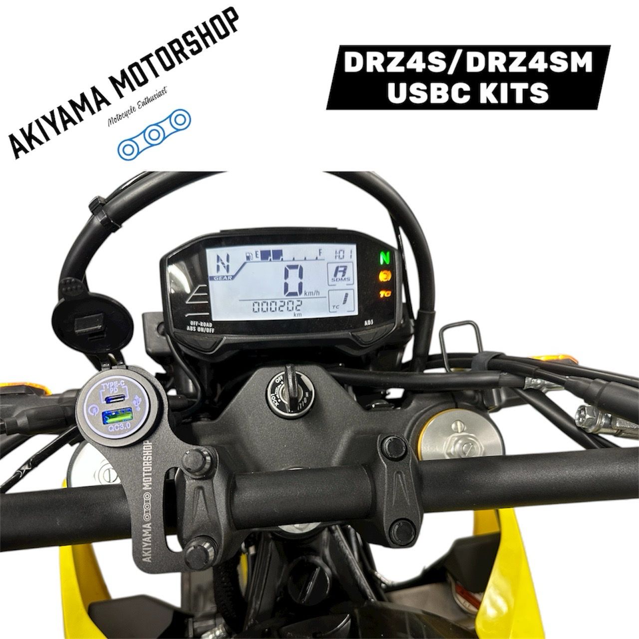 SUZUKI DRZ4S/ DRZ4SM Type-C USB Charger