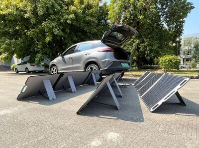 NEW D-7 OUT-DOOR SOLAR CHARGER FOR EV