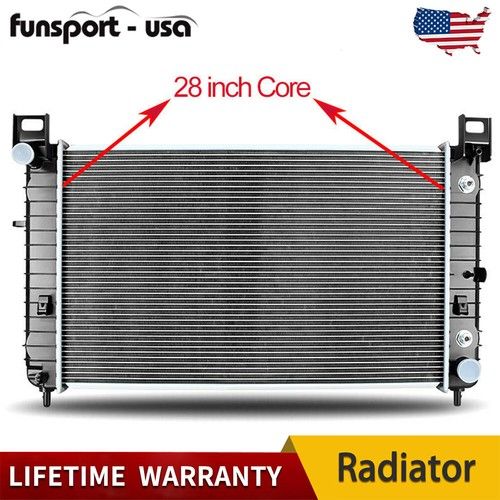 28&#39;&#39; Radiator for Chevy Silverado Tahoe Suburban GMC Sierra Yukon 4.3L 4.8L 5.3L