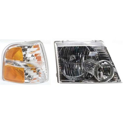 New Auto Light Kit Passenger Right Side RH Hand Ford Explorer 2002-2004