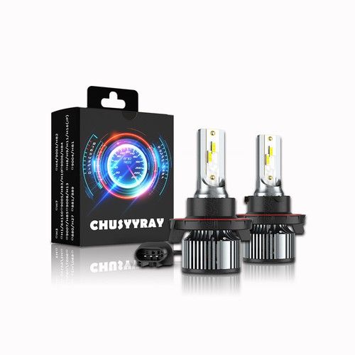LED Headlight Bulbs H13 For 2007-2013 GMC Yukon Denali Sport Utility 4-Door 6.2L