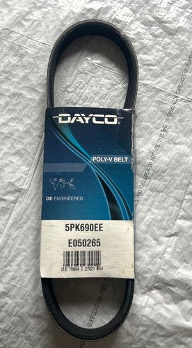 Stretch Serpentine Belt; 26.5 Long,5 Rib Count,High Mileage for Fiesta 2011–2017