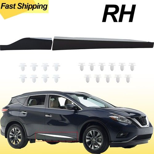 Fit 2015-2020 Nissan Murano Front Rear Door Trim Molding Passenger Side Assembly