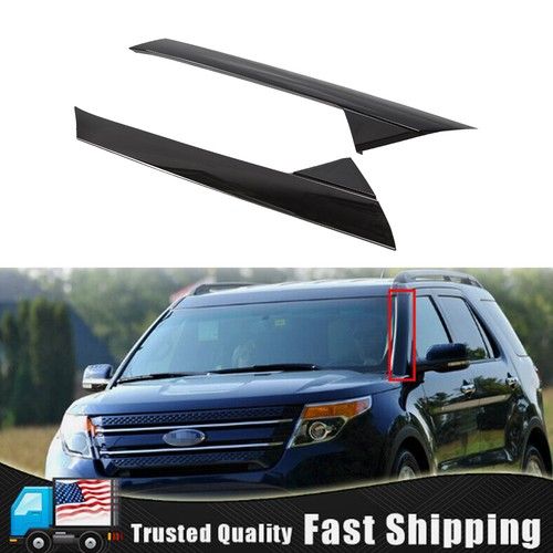 For 2011-2019 Ford Explorer Windshield Outer Pillar Molding Trim Left Right Side