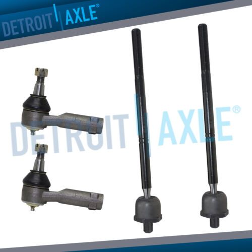 Front Inner Outer Tie Rod for 2004-2008 Ford F-150 2006-2008 Lincoln Mark LT