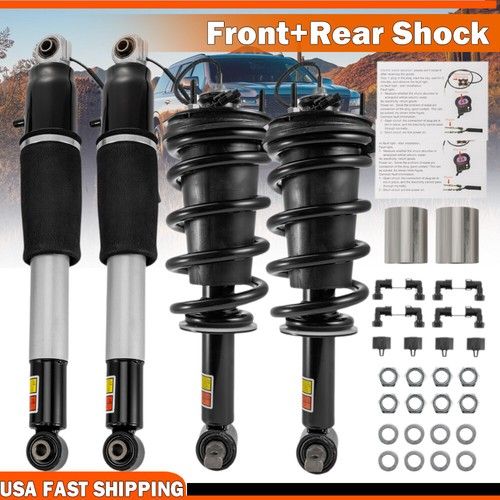 For Cadillac Escalade GMC Yukon 07-20 Front&amp;Rear Air Shocks Struts Magnetic Ride