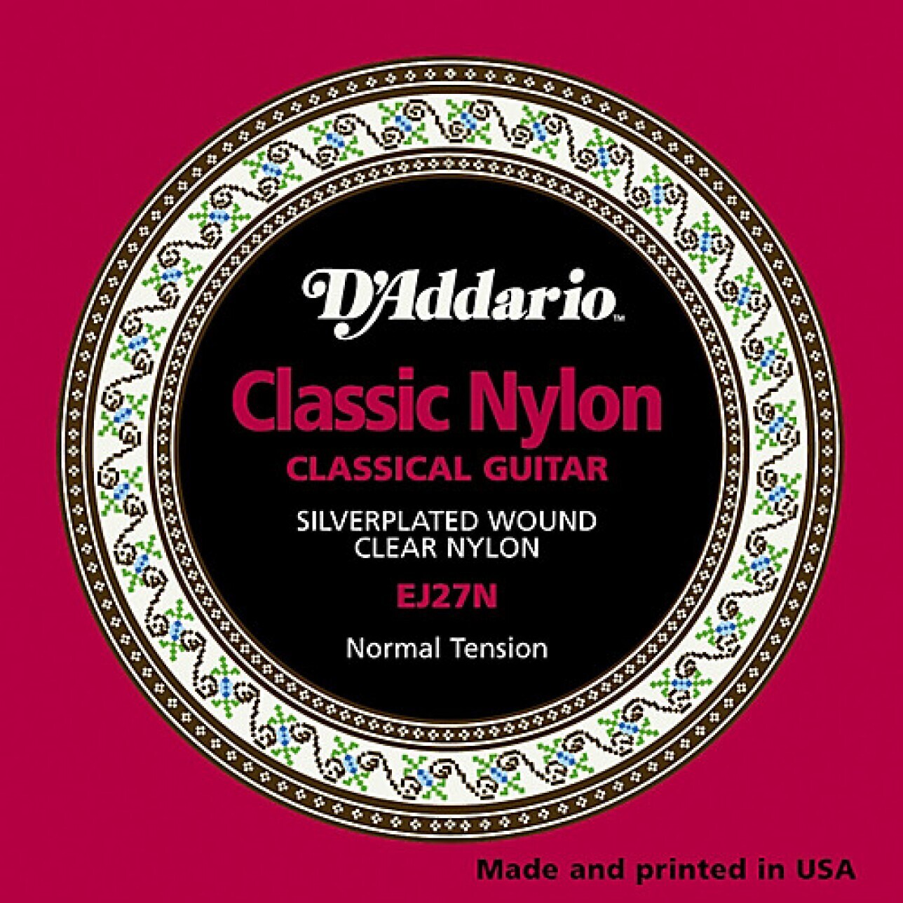 Nylon Classical Guitar Strings 
D&#39;Addario EJ27N Student Nylon
 (Normal Tension)