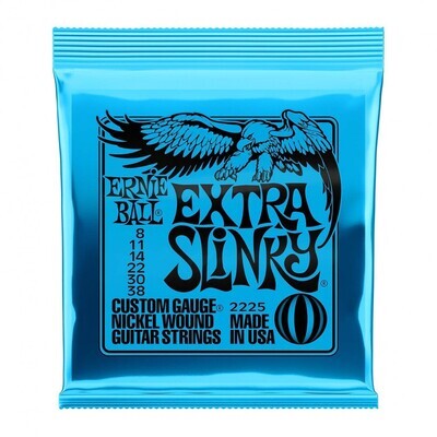 Electric Guitar Strings 
Ernie Ball Extra Slinky Nickel Wound 8-38