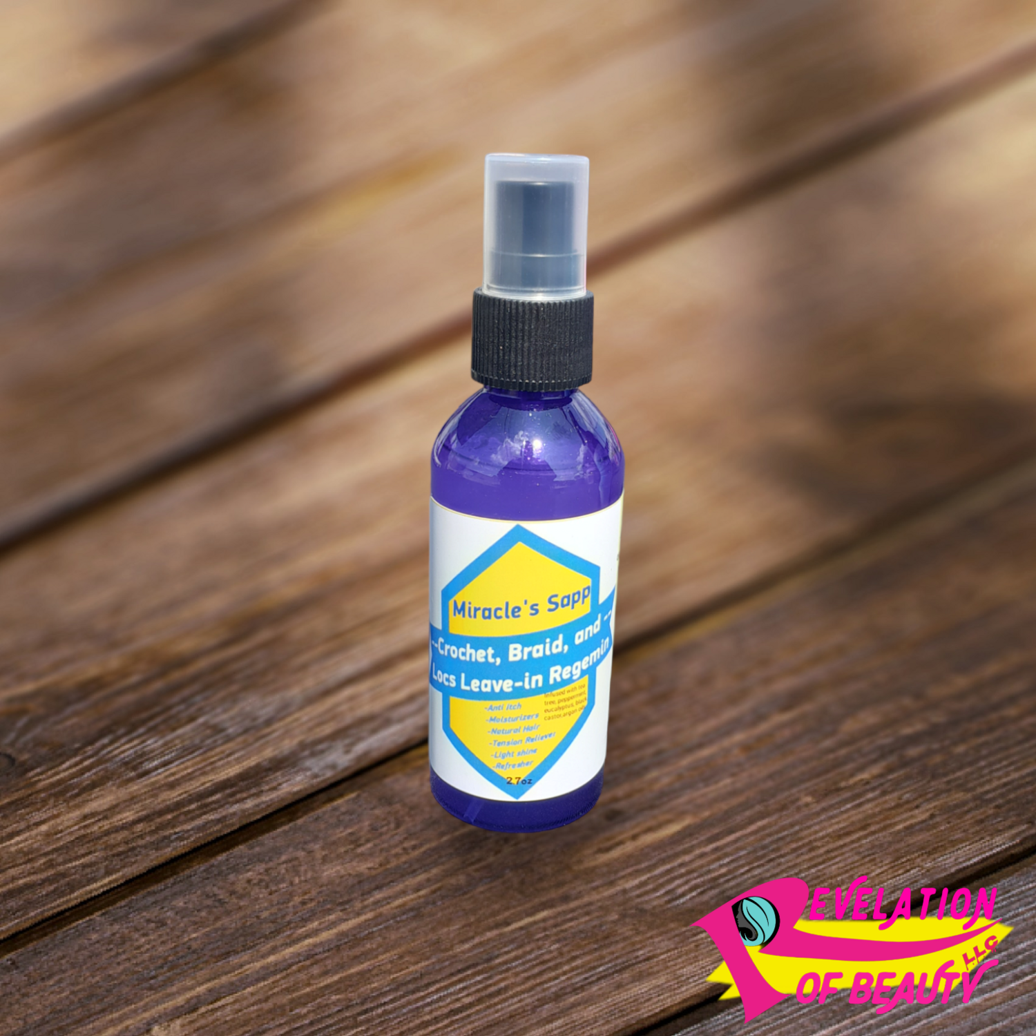 MIRACLE’S SAPP Collection #1 Leave-In Anti Itch &amp; Flaking. For Use On Crockett,Braids&amp; Locs Leave-in Regemin 2oz