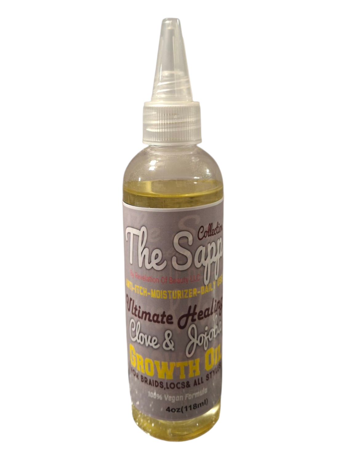 The Sapp Collection ULTIMATE HEALING Infused With Clove &amp; Jojoba GROWTH OIL  4oz