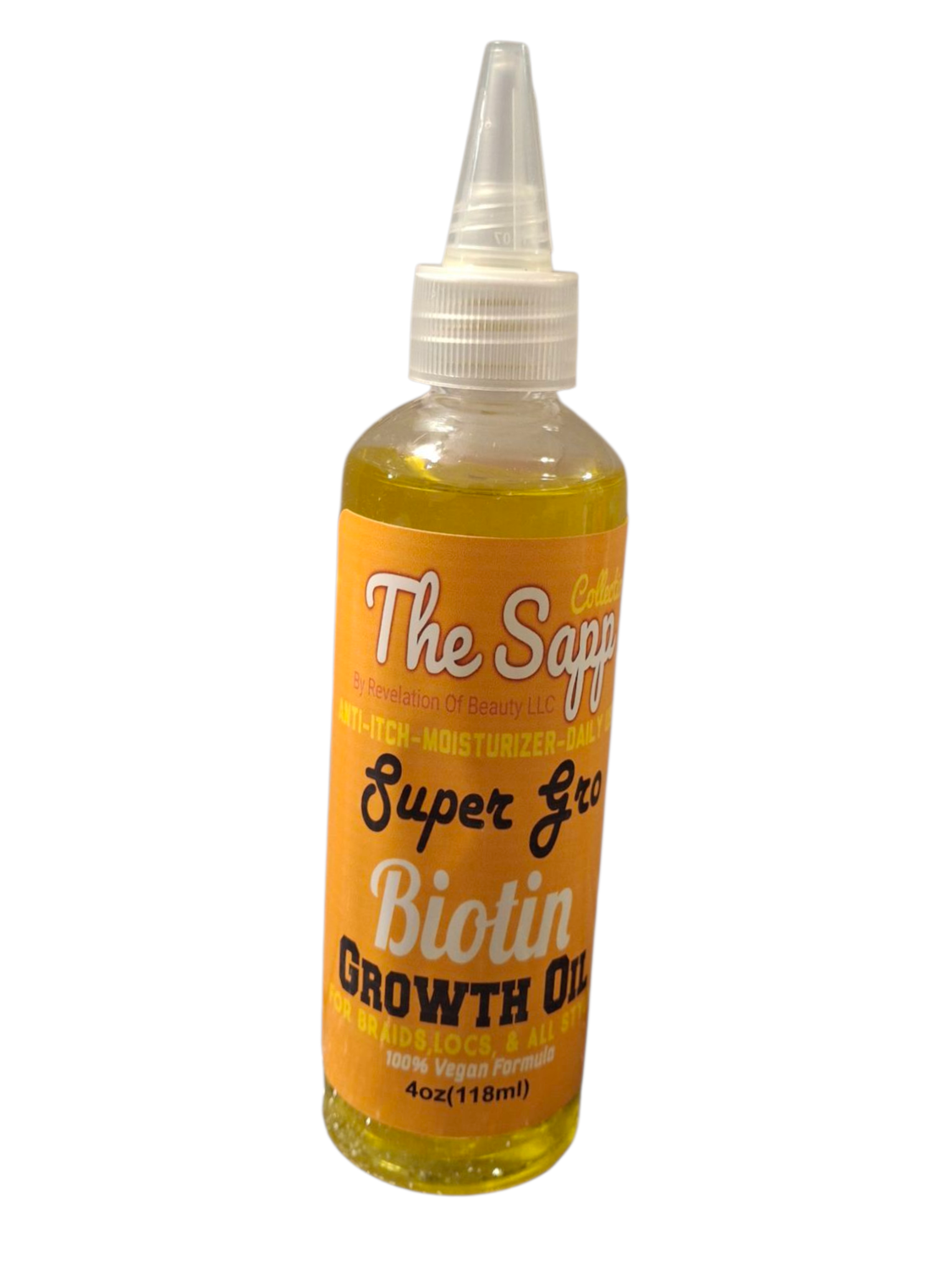 The Sapp Collection Super Gro Oil Infused With Biotin  4oz