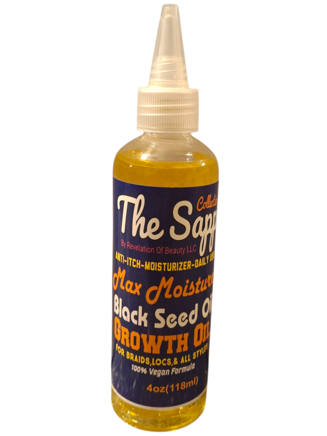 The Sapp Collection Max Moisture XL Jamaican Black Castor Growth Oil  4oz