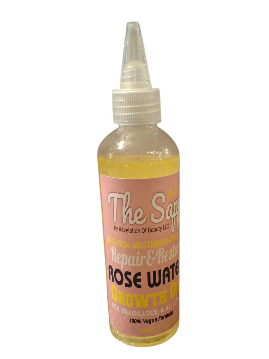 The Sapp Collection Repair and Restore Rose Water Growth Oil 4oz 