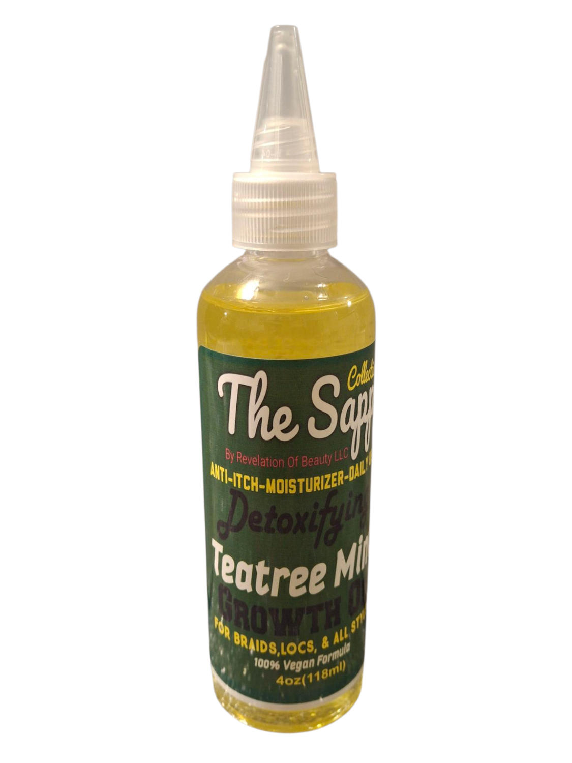 The Sapp Collection Detoxifying  Teatree Mint Growth Oil 4oz