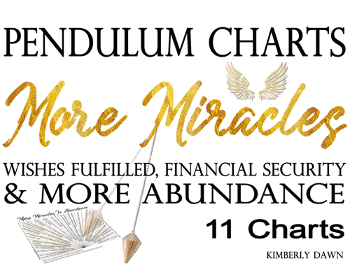 Receive More Miracles 11 BLESSED PENDULUM CHARTS + 2 BONUS CHARTS [INSTANT DOWNLOAD]