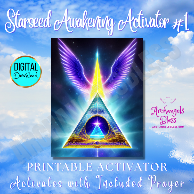 Starseed Awakening Activator #1 | Includes Custom Prayer Invocation That Empowers Your Activator | Printable | Instant Digital Download