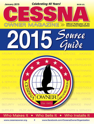Cessna Owner Magazine - 01/2015 - Digital