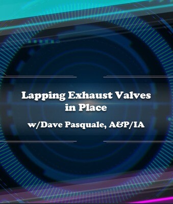 Lapping Exhaust  Valves in Place with Dave Pasquale