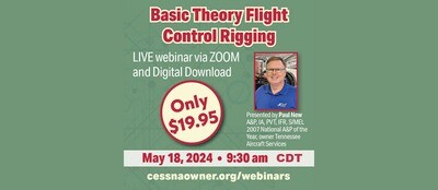 Basic Theory Flight Control Rigging Webinar w/Paul New