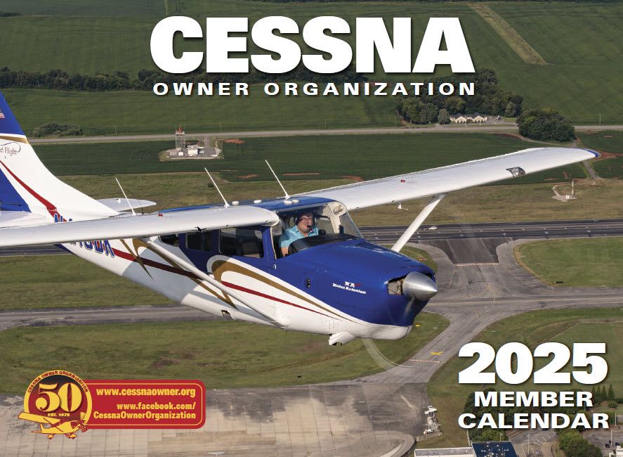 2025 Cessna Owner Organization Member Calendar