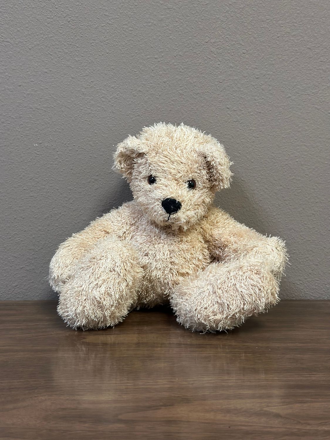 Plush Teddy Bear, Fur Color: Light Tan