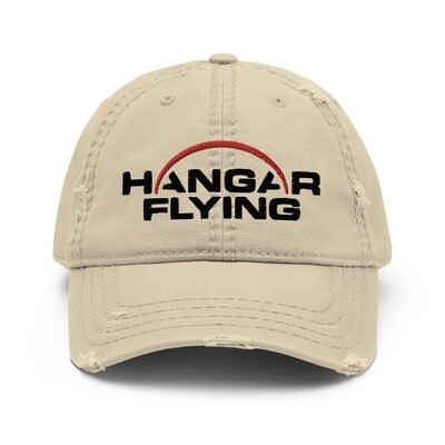 Hangar Flying Distressed Crew Cap