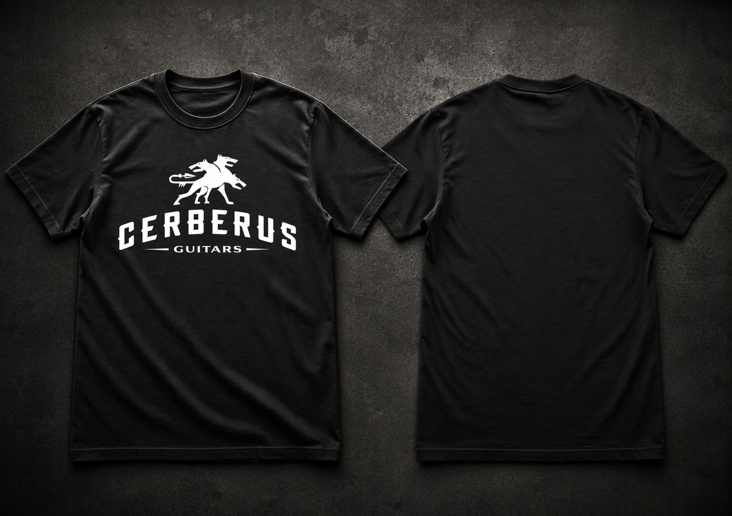 Cerberus Guitars Black T-Shirt, Size: Small