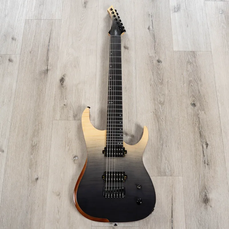 Erebus 27" Flamed Maple Hades Fade Seven String Model