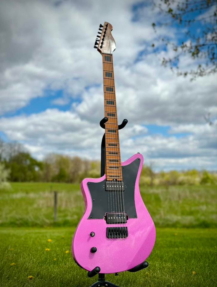 Apollo Baritone Seven String Model Electric Guitar: 30” Scale for Drop Tunings - One Off