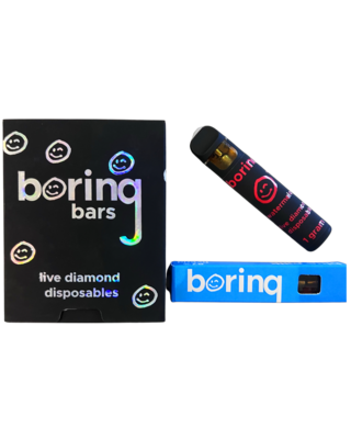 Boring Bars 1 gram Live Diamond Disposables