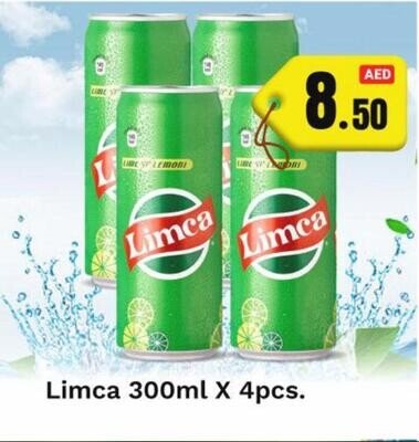 Limca SoftDrinks 300ml X 4 Pcs - 10 Packs