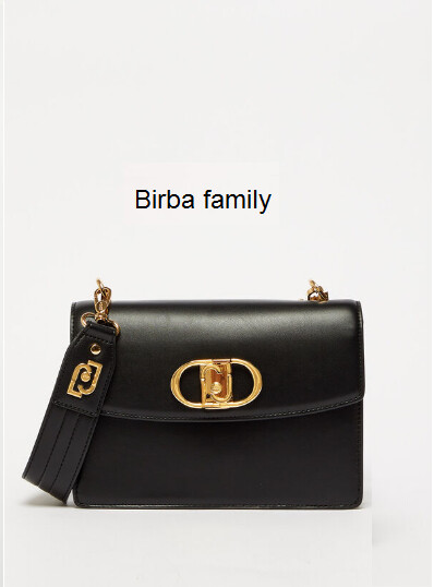 LIU JO Borsa a spalla nera ecosostenibile NERO