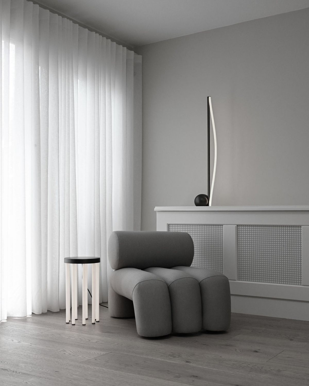 Neon Beistelltisch, Bronze