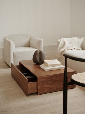 Mass Couchtisch Hoch mit Schublade