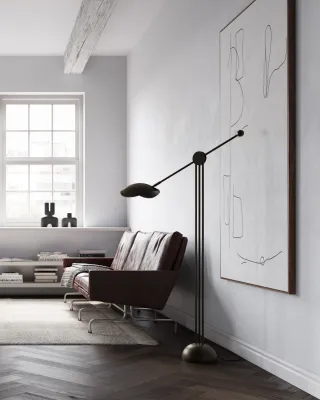 Stingray Stehlampe - Bronze