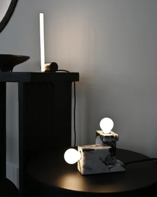 Brick Lamp Calacatta