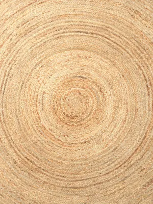 Eternal Round Jute Teppich