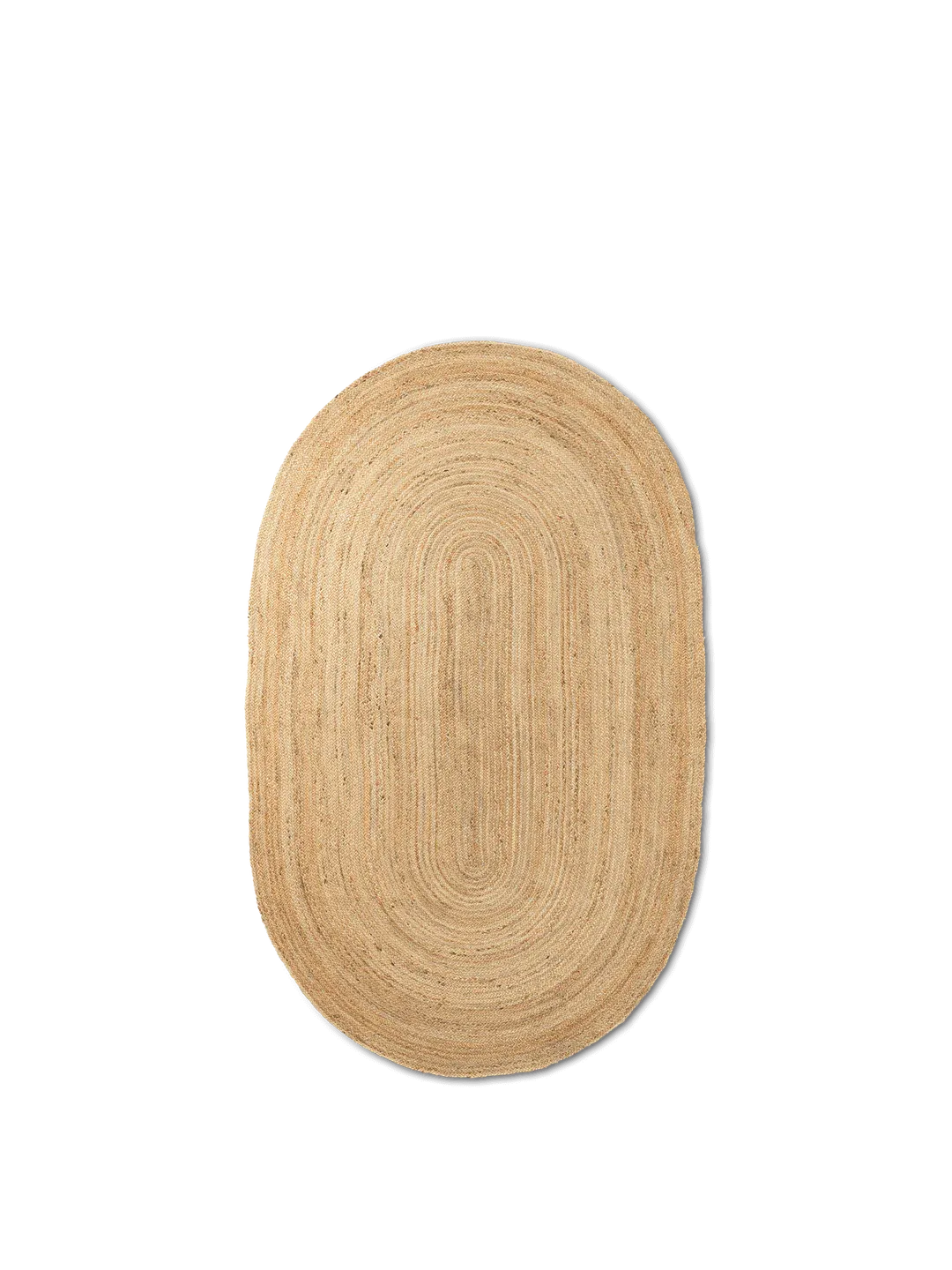 Eternal Oval Jute Teppich