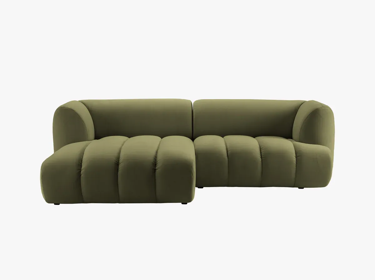 Harry 3-Sitzer Ecksofa (Samt (Casino))