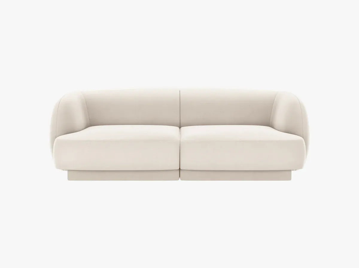 Miley 2-Sitzer Sofa (Samt (Bluvel))