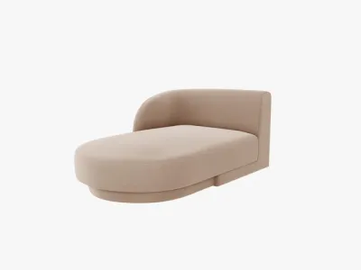 Miley Chaiselongue (Samt (Bluvel))