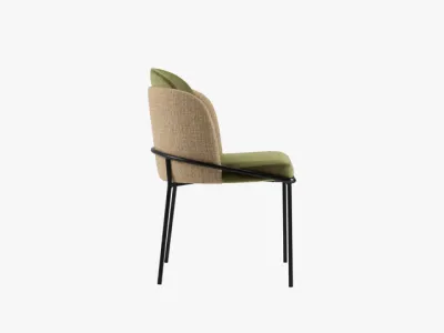 Limmen 2er-Set Stühle (Strukturierter stoff (Matuu) / Samt (Riviera))