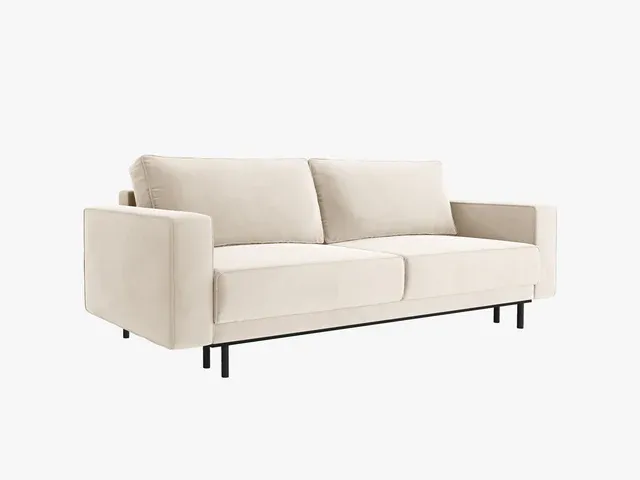 Caro 3-Sitzer Sofa (Samt (Bluvel))
